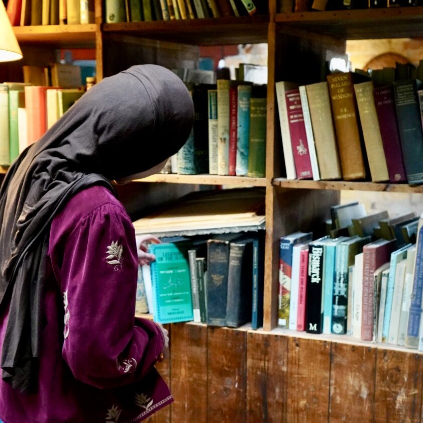 Muslim woman at a retreat